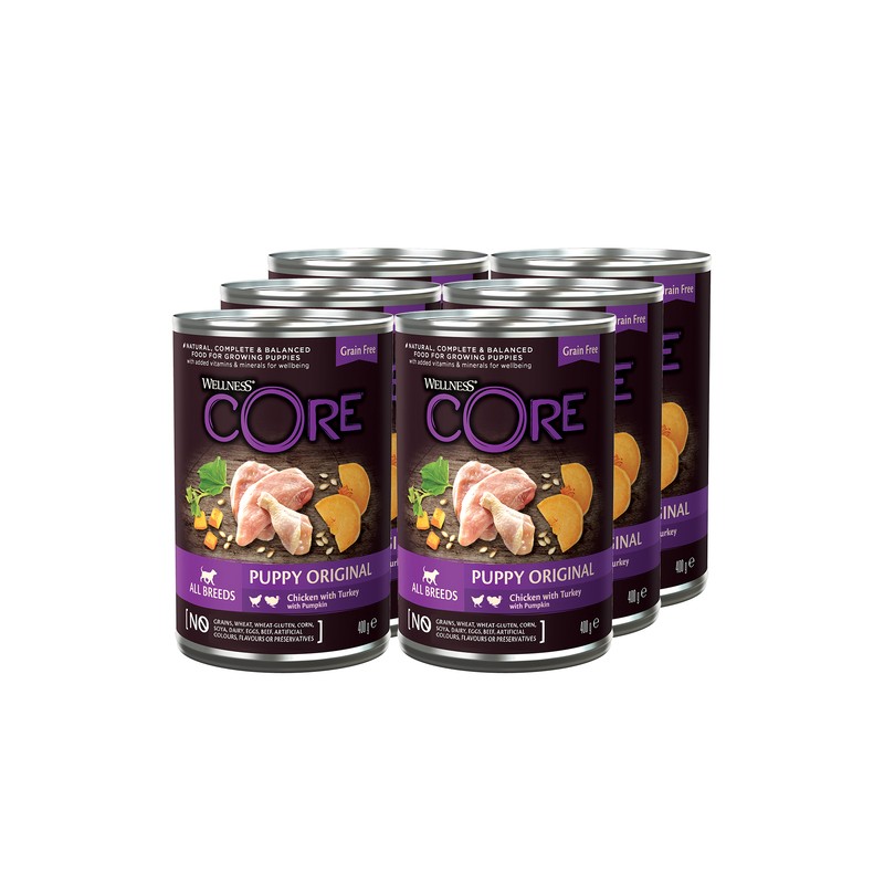 Wellness Core Wellness Core Puppy Wet Dog Food pet food packaging